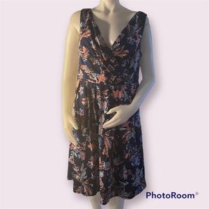 Floral V-Neck Dress